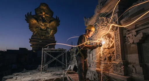 Tukang Proyek Bali GWK Landmark