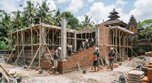 Tukang Proyek Konstruksi Villa di Bali